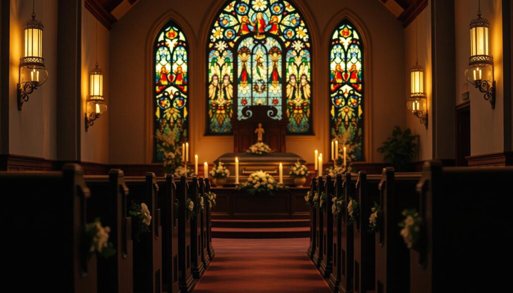 funeral home interior decorating