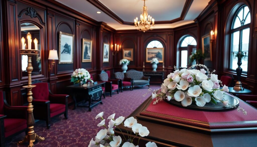 funeral home interior decorating