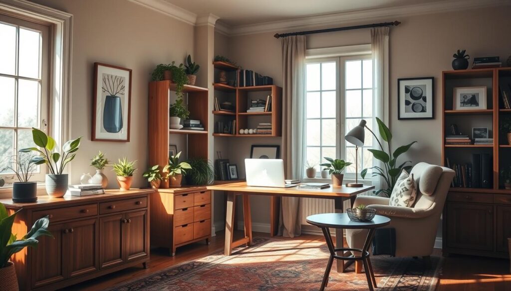 interior design of home office