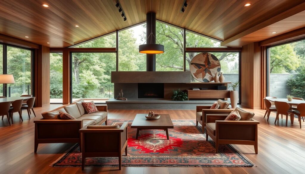 mid century modern interior design
