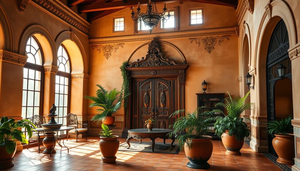 spanish architecture interior design