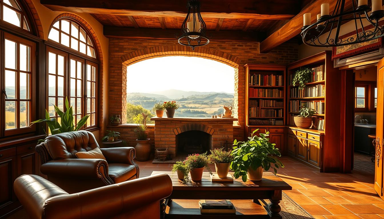 tuscan style homes interior