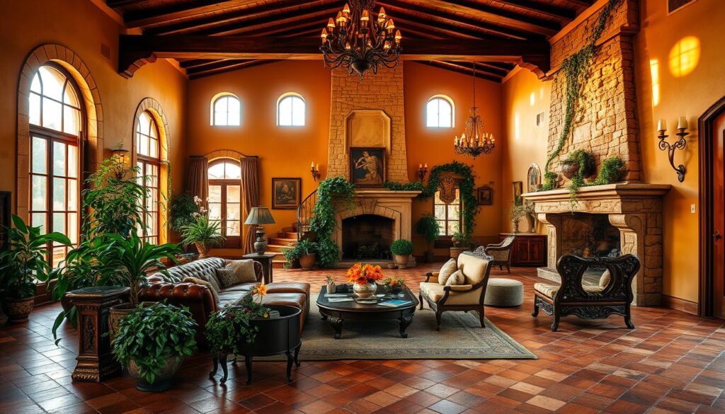 tuscan style homes interior