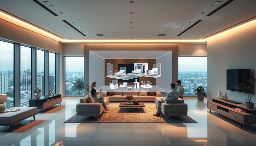 AI-powered home interior design visualization