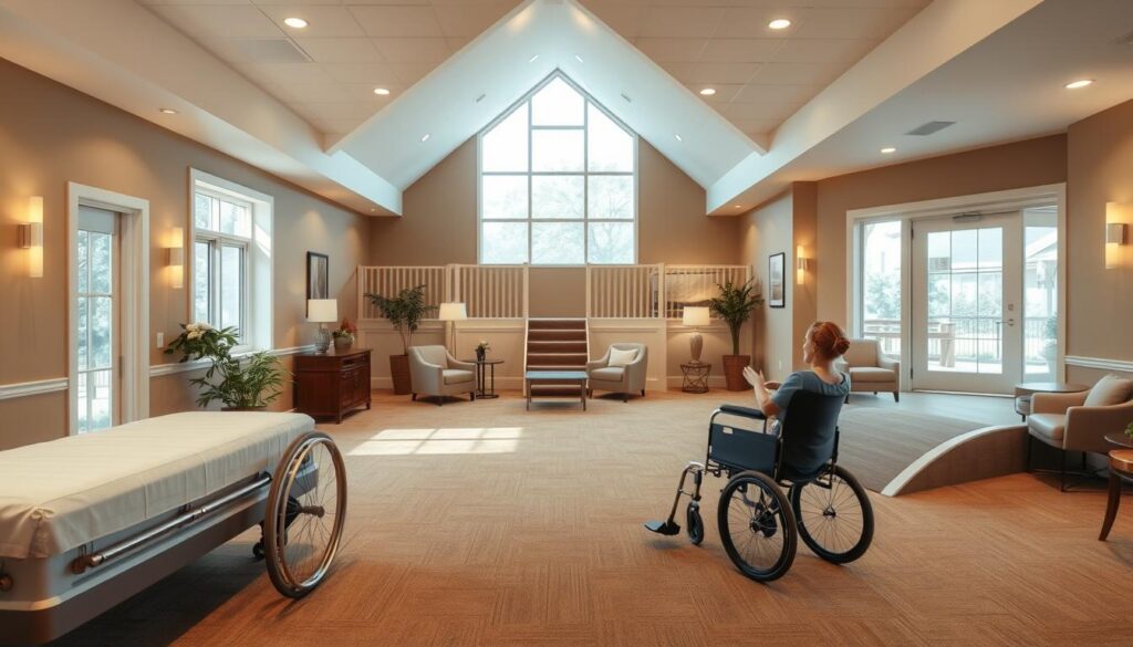 Accessible funeral home design