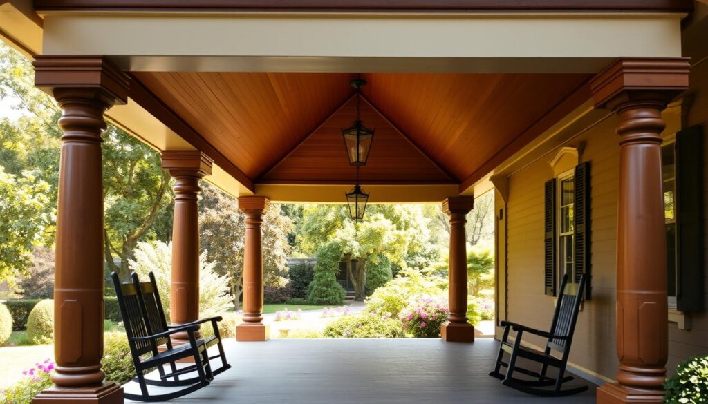 colonial style porch design