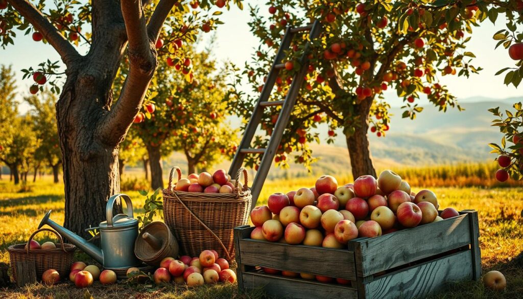 cozy apple orchard accents