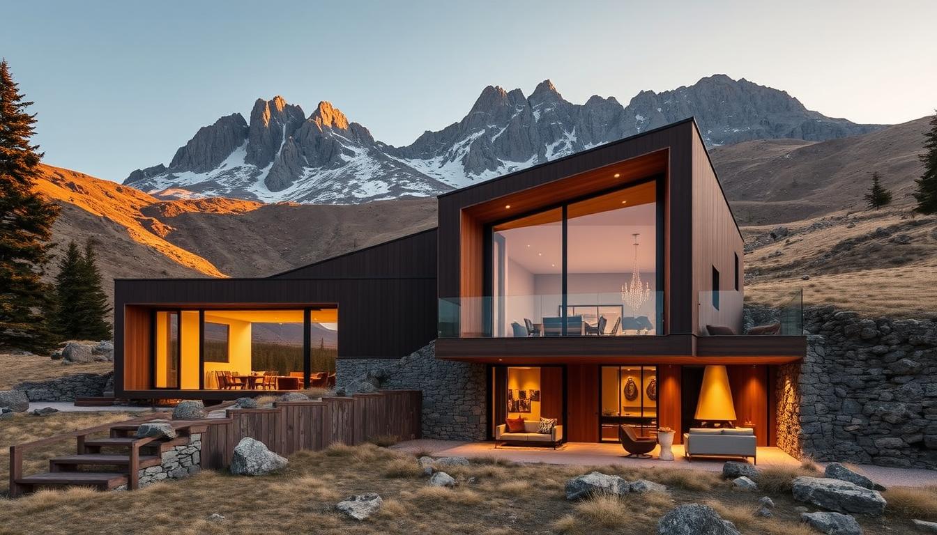 modern mountain home interiors
