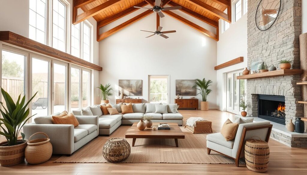 modern rustic open spaces