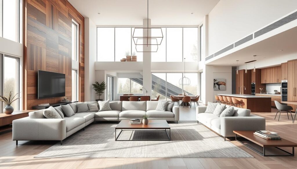 open concept living room design