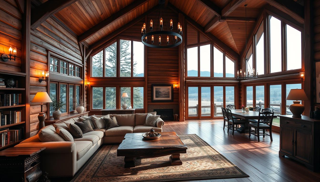 wooden interior homes