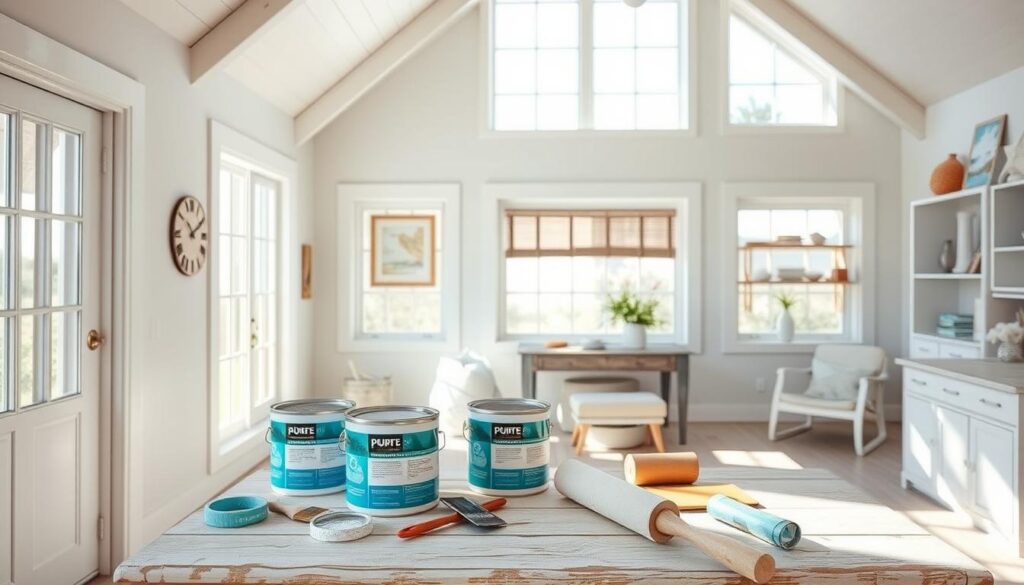 beach home painting preparation